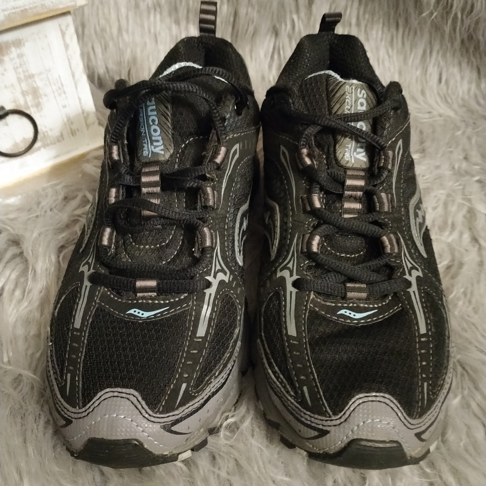 Saucony, Excersion TR6, Size 8, Black/Grey